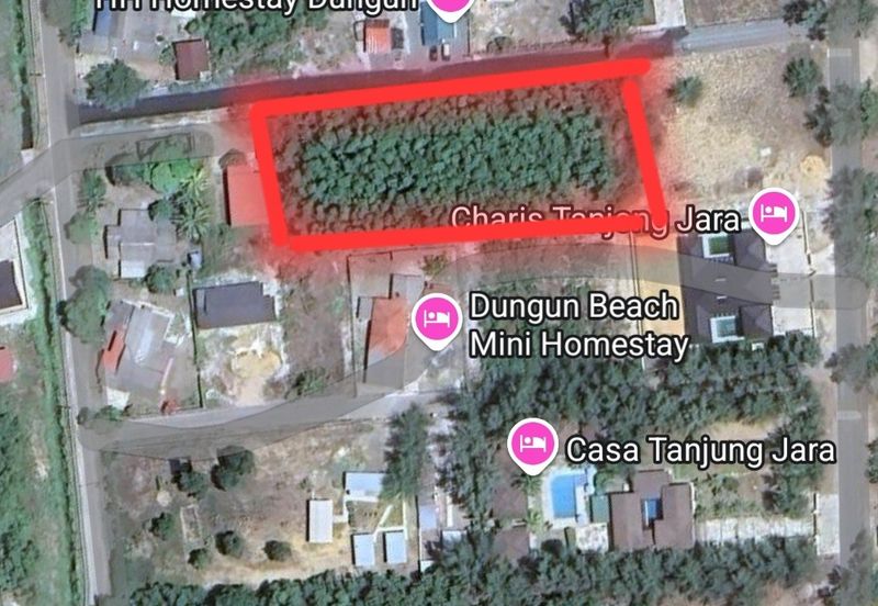 TANAH SESEBUAH (3 LOT) UNTUK DIJUAL DI PANTAI TELUK BIDARA, TANJUNG JARA, DUNGUN TERENGGANU