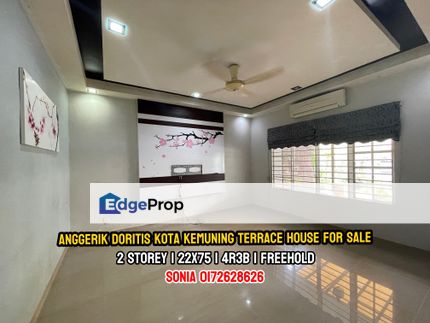 Anggerik doritis kota kemuning terrace house for sale 2 storey 22x75 renovated , Selangor, Shah Alam