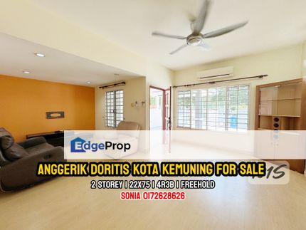 Anggerik doritis kota kemuning terrace house for sale 2 storey 22x75 partially furnish , Selangor, Shah Alam