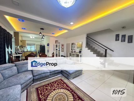 Facing no house for rent penduline endlot 2 sty 42x70 value rent fully furnish, Selangor, Telok Panglima Garang