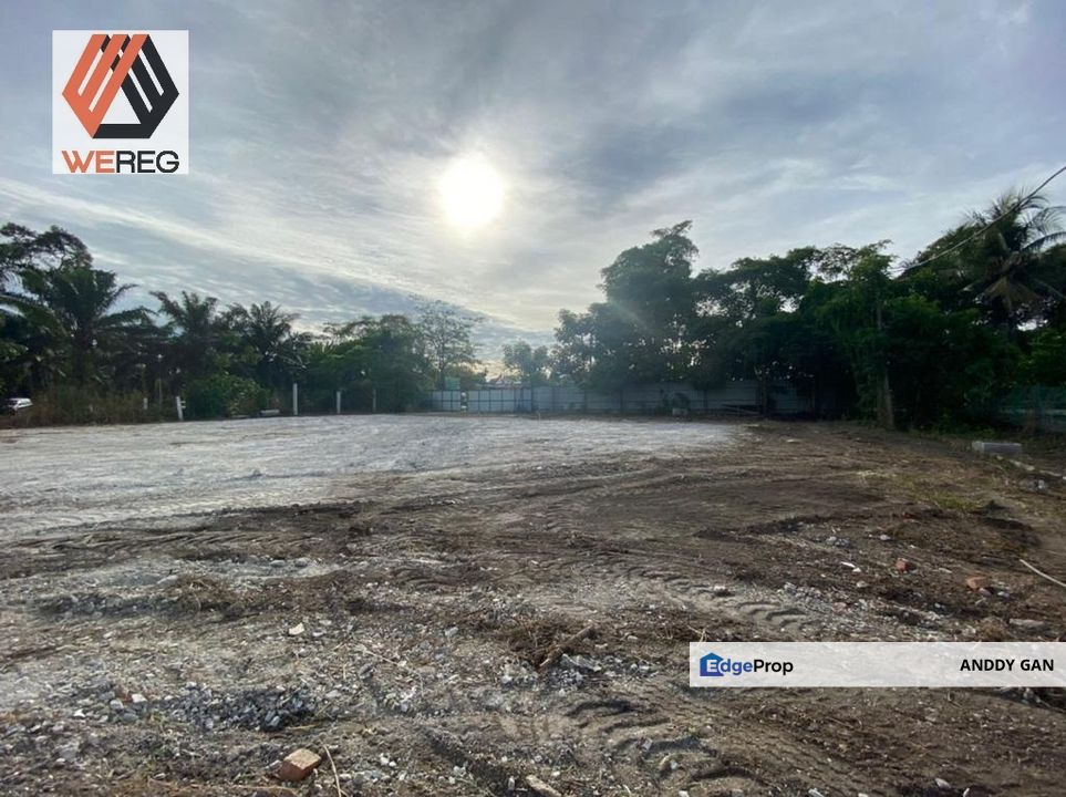 Main Road Flat Industrial Land for Rent, Selangor, Telok Panglima Garang