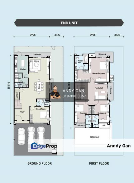 End Lot Elemen Residences Tropicana Aman Telok Panglima Garang for Sale, Selangor, Telok Panglima Garang