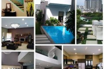 OUG, 3 Storey Semi D with Swimming Pool