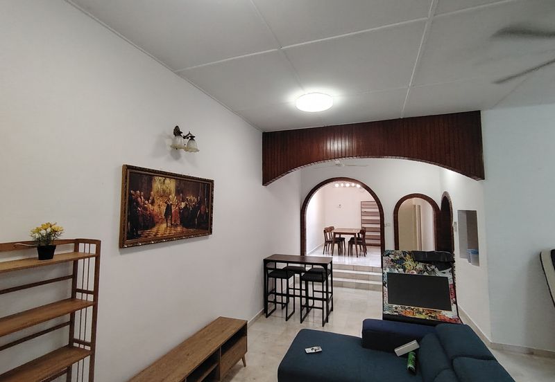 OUG/Happy Garden 1 Storey Fully Furnished Semi D