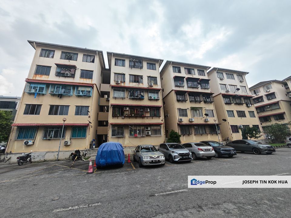 Bukit Serdang Apartment Pangsapuri Orkid Middle Floor For Sale, Selangor, Seri Kembangan
