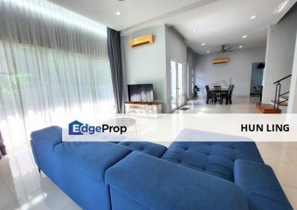 Kajang Taman Bukit Meringin Modern design 3 storey freehold private pool bungalow fully furnish for Sale, Selangor, Kajang