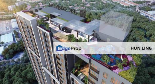 Convena Bukit Jalil Brand new condo Partially furnish 3 room 2 bath 2 car park 250m walk to LRT for rent, Kuala Lumpur, Bukit Jalil