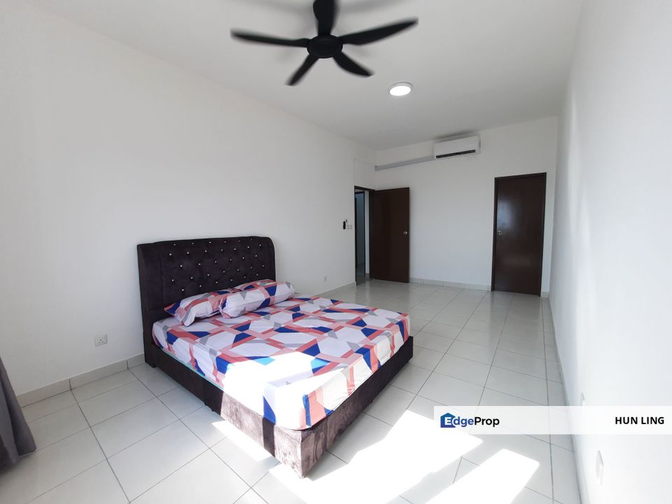 Mercu Jalil Condo 3 room 2 bath 1000sf Ready move in 80% furnish for rent, Kuala Lumpur, Bukit Jalil