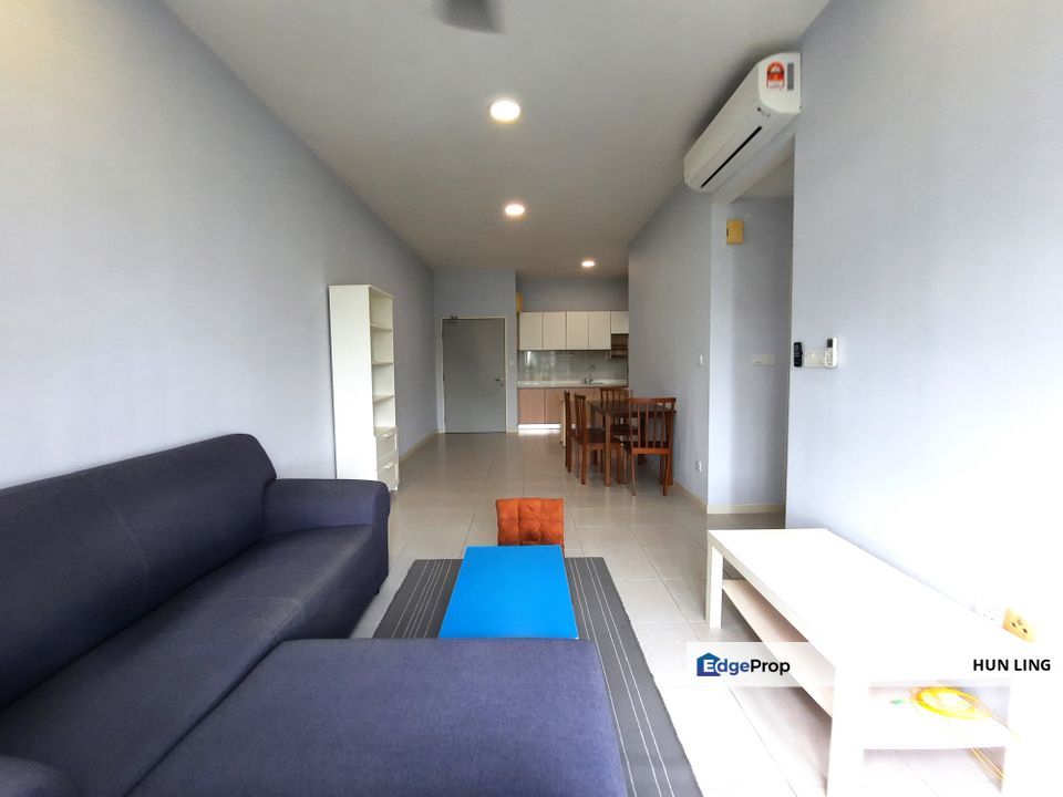 Casa Green Condo Bukit Jalil Fully furnish 3 room 2 car park walk to LRT/minimart/mamak/kopitiam for rent, Kuala Lumpur, Bukit Jalil