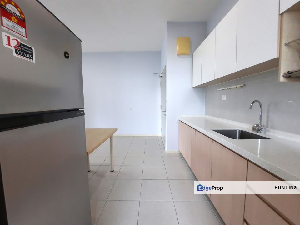 Casa Green Condo Bukit Jalil Fully furnish 3 room 2 car park walk to LRT/minimart/mamak/kopitiam for rent, Kuala Lumpur, Bukit Jalil