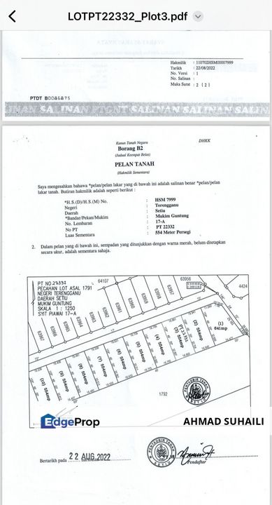 LOT BANGLO GUNTUNG PERMAISURI SETIU, Terengganu, Kuala Terengganu