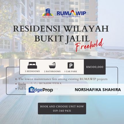 FREEHOLD Residensi Wilayah Bukit Jalil, Kuala Lumpur, Bukit Jalil