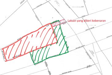 MAIN ROAD 3.55 Ekar Tanah Pertanian di Kg Pekajang, Gelang Patah (Mukim Tanjung Kupang)