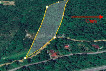 Sungai Kenering Perak - Tanah Pertanian untuk dijual [Tepi Sungai, 4.8 ekar]