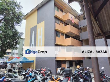 Pandan Indah Kuala Lumpur - Flat Pandan Indah, Blok AH untuk dijual [Best Price, dekat surau dan sekolah, sebelah MRR2], Selangor, Pandan Indah