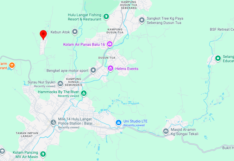 Jalan Felcra Semungkis Batu 14