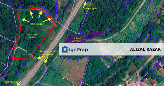 2 Lot Tanah Pertanian Kuala Kangsar For Sale - ada anak sungai, Perak, Kuala Kangsar