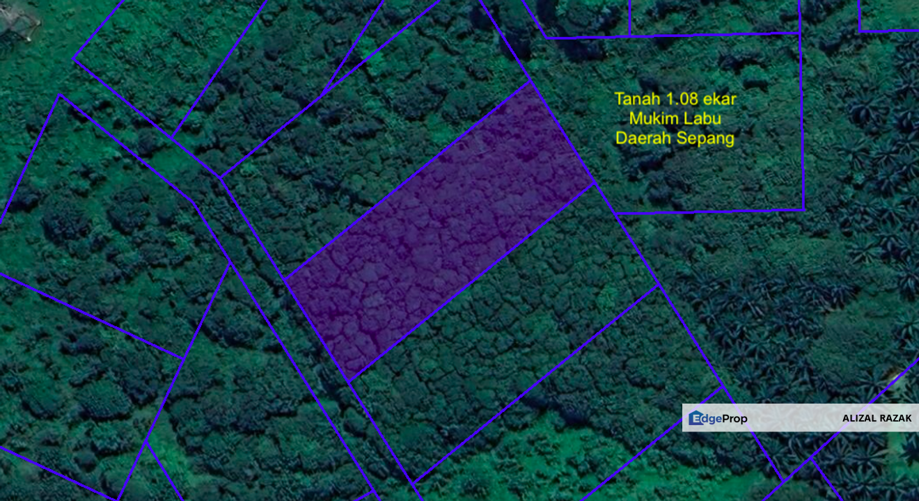 Tanah 1.08 ekar untuk dijual @ Kg Giching Mukim Labu Daerah Sepang [dekat Sg Labu], Selangor, Sepang