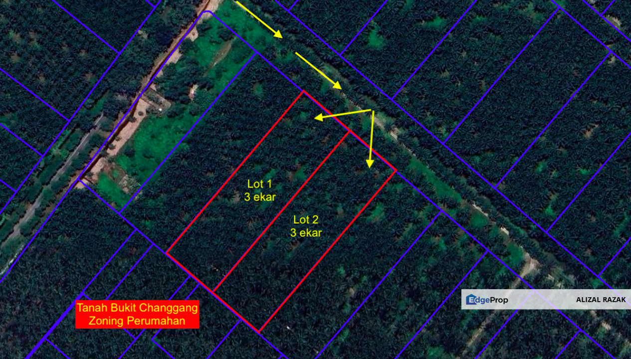 Tanah Zoning Perumahan untuk dijual @ Bukit Changgang Banting [100m dari jalan raya, dekat KLIA], Selangor, Kuala Langat