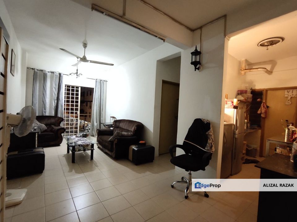 Apartment Minang Ria 2 Cheras For Sale - nearby Bandar Tun Hussein Onn and Alam Damai [Freehold, Strata Ready, Level 2 with lift], Selangor, Batu 9th Cheras
