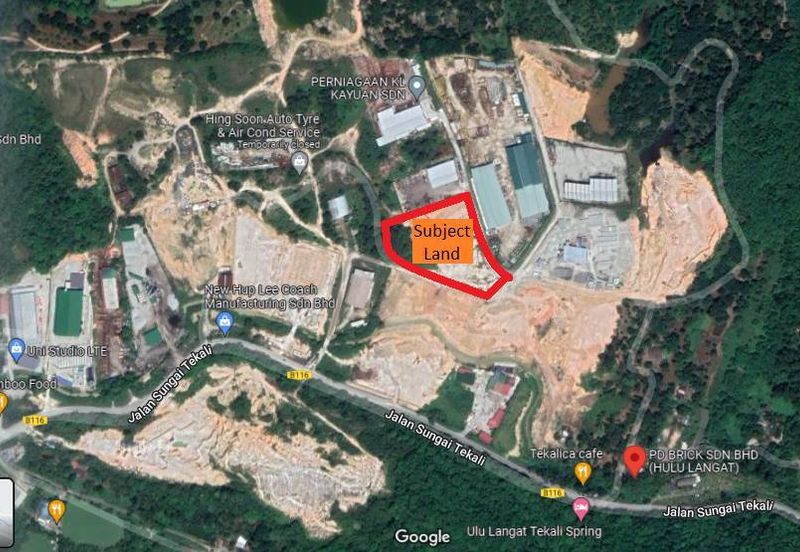 Hulu Langat Industrial Factory Land for sale, 1.24 acre