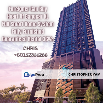 Fully Furnished | Foreigner can Buy | Bangsar New Apartment, Near City Centre, KLCC, KL Sentral, Kuala Lumpur, Bangsar