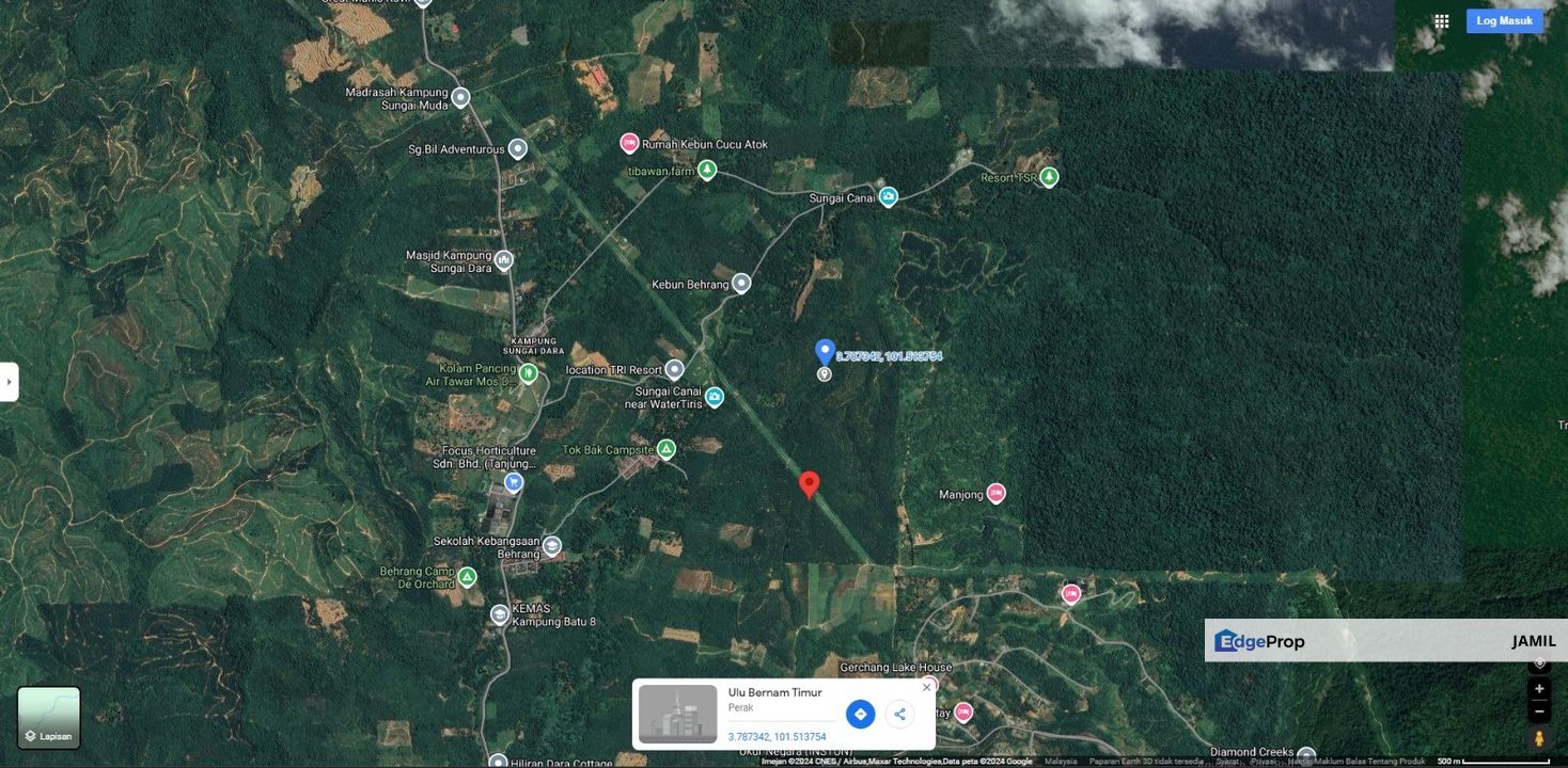 3AC FREEHOLD MALAY RESERVED AGRI LAND KG SUNGAI DARA , Perak, Slim River