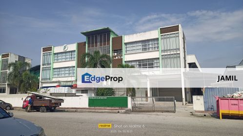TAMAN PERINDUSTRIAL KLANG UTAMA 3STOREY FACTORY/WAREHOUSE FOR SALE, Selangor, Klang