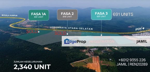 PELUANG SEKALI SEUMUR HIDUP! RUMAH SELANGORKU (RSKU) JENIS TERES! FASA3 BERNAM JAYA DIBUKA PENDAFTARAN, Selangor, Kerling