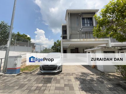 (FULLY FURNISHED) End Lot & Lower Unit! Crescent Park Townhouse, Bandar Bukit Mahkota, Selangor, Bangi