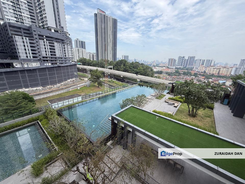 POOL VIEW! NEAR LRT! Corner Unit Quinn Residence, Wangsa Maju, KL, Kuala Lumpur, Wangsa Maju