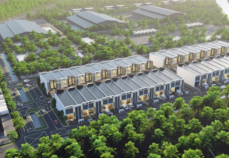 Rawang Link Factory With Private Parking For Sale Modern Design