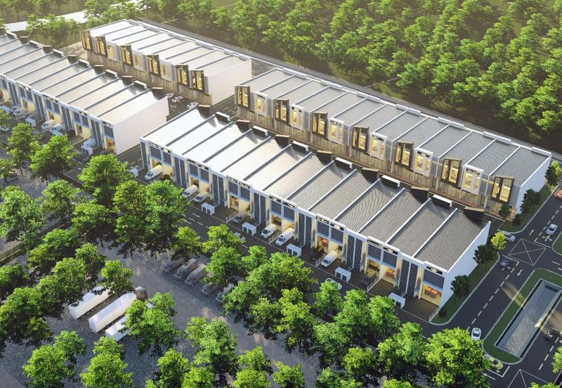 Rawang Link Factory With Private Parking For Sale Modern Design