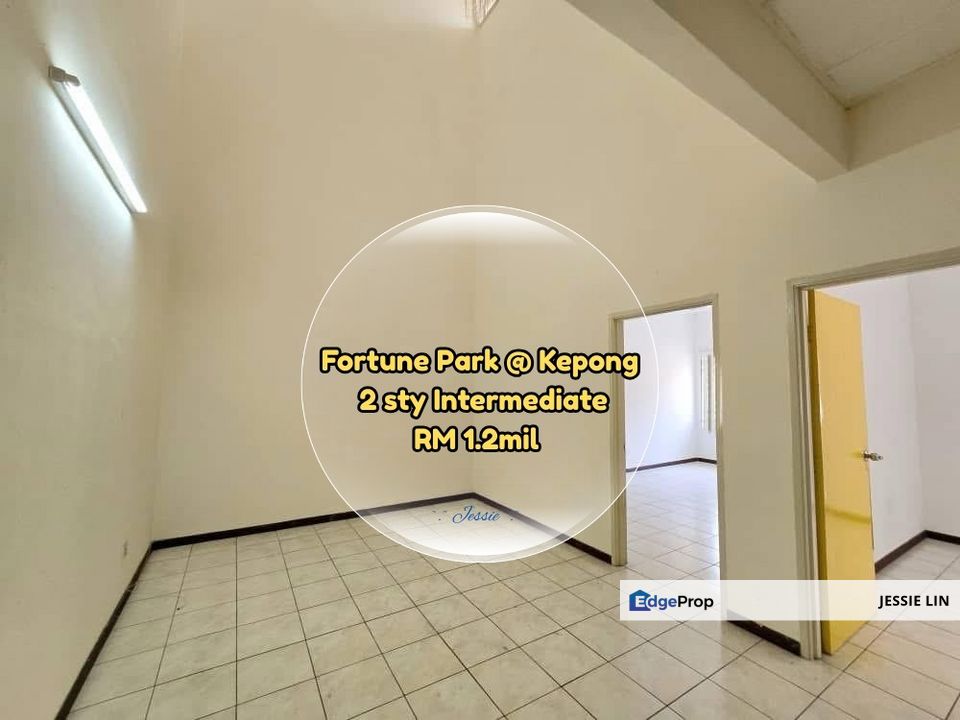 Fortune Park Kepong Double Storey House For Sale Near School, Kuala Lumpur, Kepong