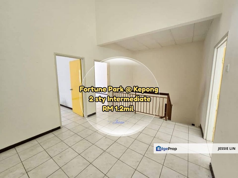 Fortune Park Kepong Double Storey House For Sale Near School, Kuala Lumpur, Kepong