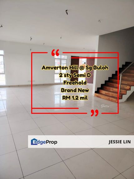 Amverton Hills Semi D For Sale Sungai Buloh Freehold, Selangor, Sungai Buloh