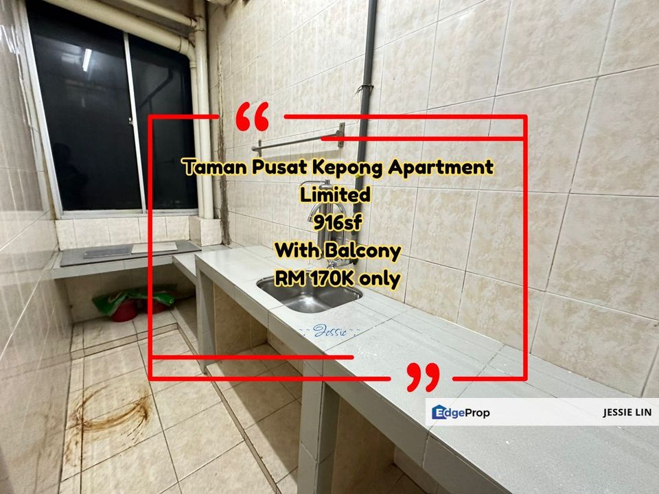 Taman Pusat Kepong Apartment For Sale Segambut Kepong, Kuala Lumpur, Kepong