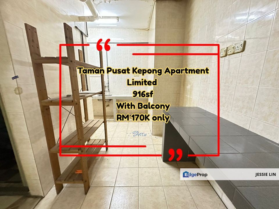 Taman Pusat Kepong Apartment For Sale Segambut Kepong, Kuala Lumpur, Kepong