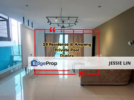 28 Residence Duplex Condo For Sale Amapng Freehold Own Private Swimming Pool, Kuala Lumpur, KL City