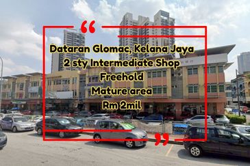 Double Storey Shop For Sale Dataran Glomac Kelana Jaya Freehold
