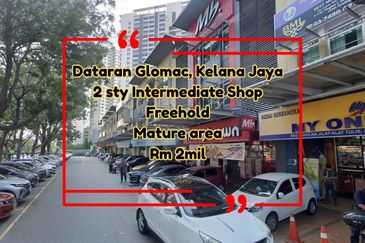 Double Storey Shop For Sale Dataran Glomac Kelana Jaya Freehold
