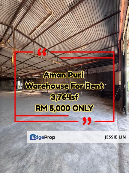 Desa Aman Puri Warehouse For Rent Kepong, Kuala Lumpur, Kepong