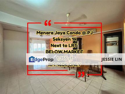 Menara Jaya Condo For Sale Seksyen 14 Petaling Jaya Next to LRT Below Market, Selangor, Petaling Jaya