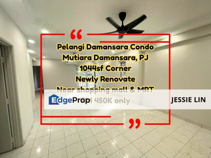 Pelangi Damansara Condo For Sale Mutiara Damansara PJ Newly Renovated, Selangor, Bandar Utama