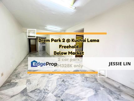 Brem Park 2 Apartment For Sale Kuchai Lama Freehold Below Market Limited 2 Carparks, Kuala Lumpur, Kuchai Lama