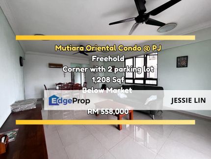 Mutiara Oriental Condo For Sale Freehold Taman Mayang PJ Near LRT Come with 2 Car Parks, Selangor, Petaling Jaya