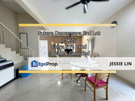 Sutera Damansara 2.5sty End Lot Terrace For Sale Damansara Damai Gated & Guarded, Selangor, Damansara Damai