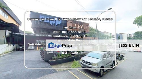 Semi D Commercial For Rent Taman Shamelin Perkasa, Cheras, Facing Main Road, Kuala Lumpur, Cheras