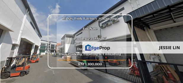 1.5 sty Link Factory Bandar Tasik Puteri, 5km to Rawang Toll, Dual Entrance, Selangor, Rawang