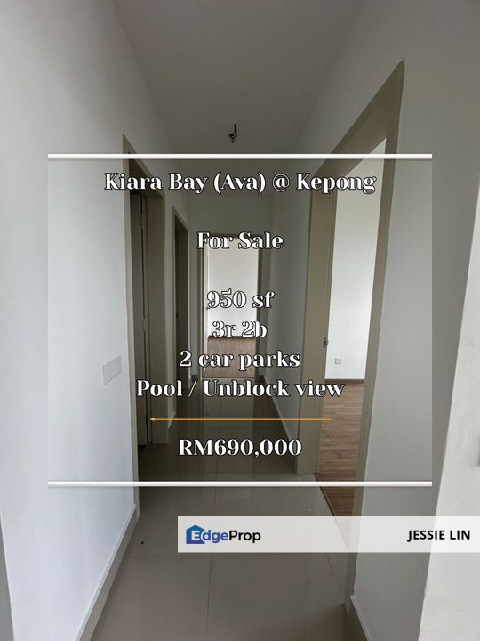 Kiara Bay (Ava) Condo For Sale Kepong Pool View 2 car parks, Kuala Lumpur, Kepong